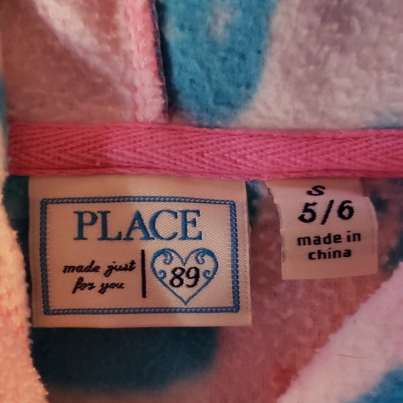 Full zip Girls fleece sweatshirt - Picture 3 of 4